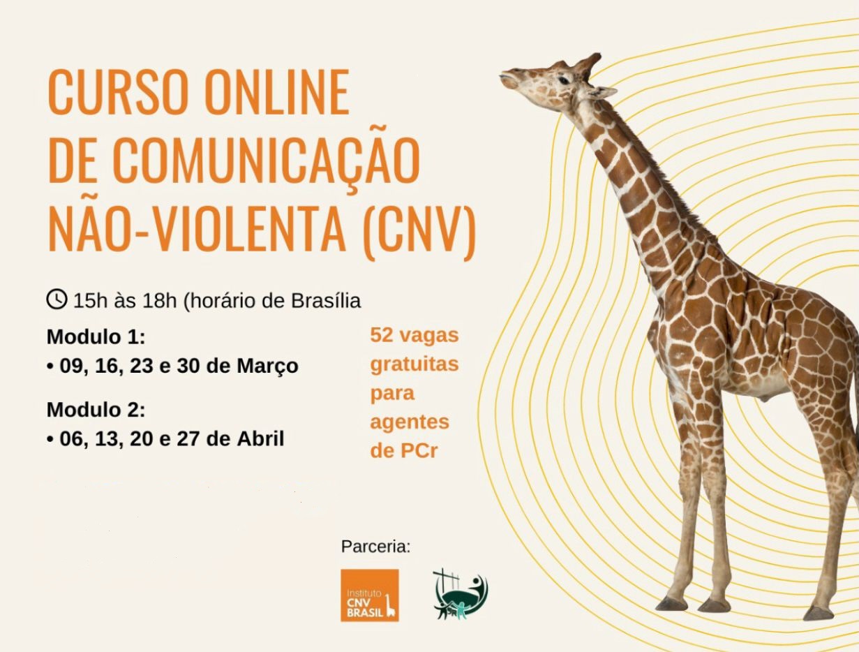 Agentes da PCr iniciam curso de Comunicação Não Violenta Pastoral